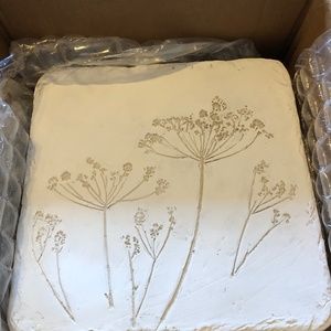 Magnolia Square Pressed Flower Plaque